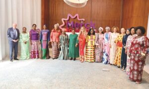 First Lady Dr Auxillia Mnangagwa poses for a photograph with her counterparts from Nigeria, Ghana, Mozambique, Kenya, Angola, Senegal, Sao Tome and Principe, Maldives, Liberia, Gambia, Gabon, Central African Republic and Cabo Verde, as well as Merck Foundation chairperson Prof Dr Frank Stangenberg and CEO Senator Dr Rasha Kelej during the Merck Foundation First Ladies Initiative Summit in Dubai. — Pictures: John Manzongo