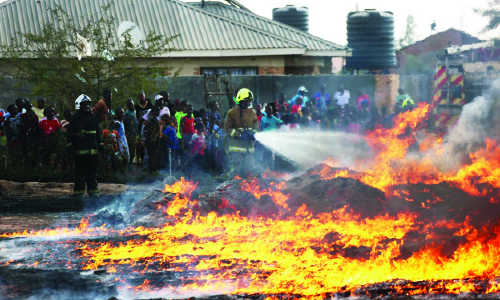 Fire Brigade saves the day in Harare