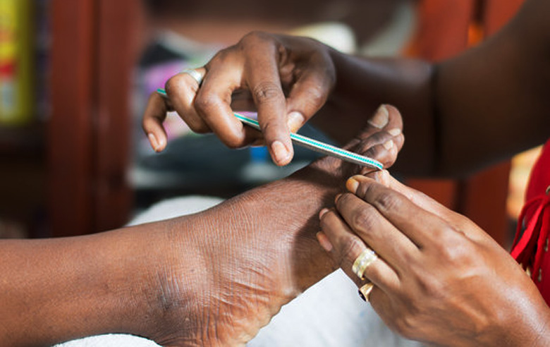 Home pedicure