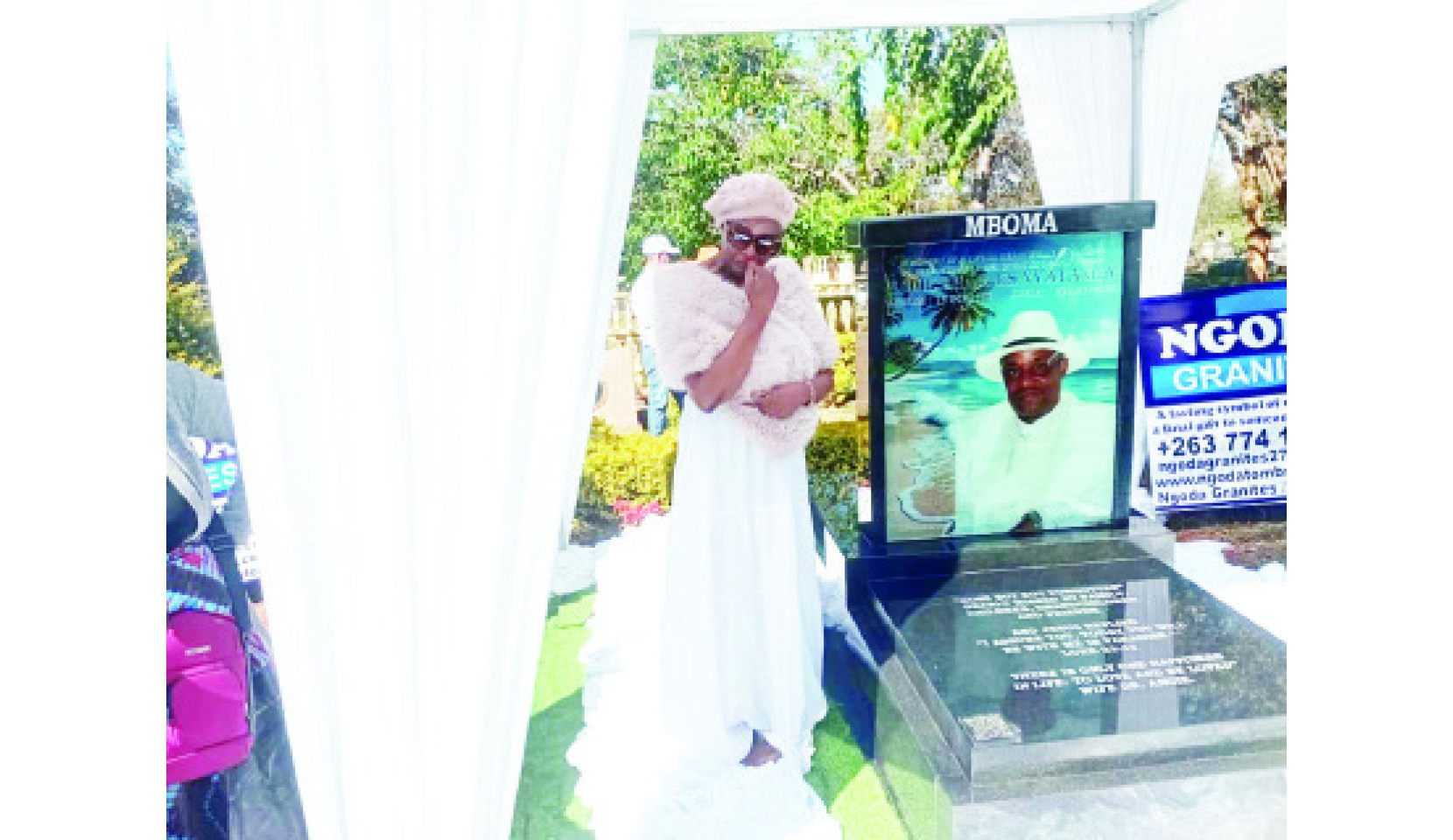 MBOMA’S US$8,000 UNIQUE TOMBSTONE WITH QR CODE