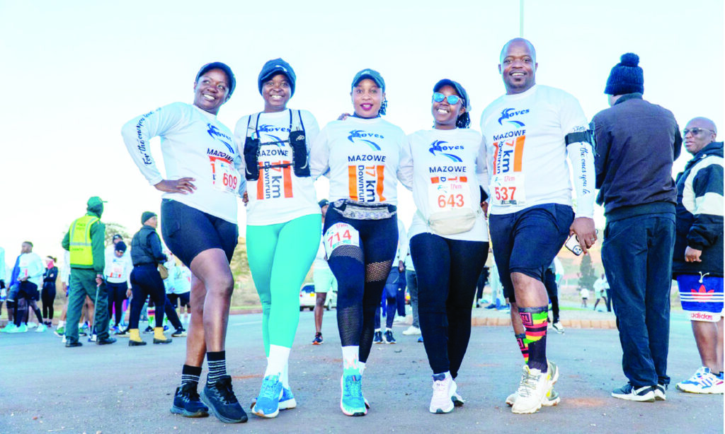 Participants after the Doves Zimbabwe Marathon