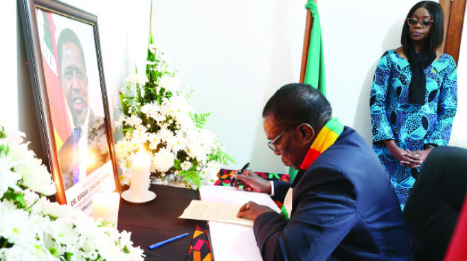 ‘Lungu was an astute statesman’ . . . President signs condolence book for former Zambian leader