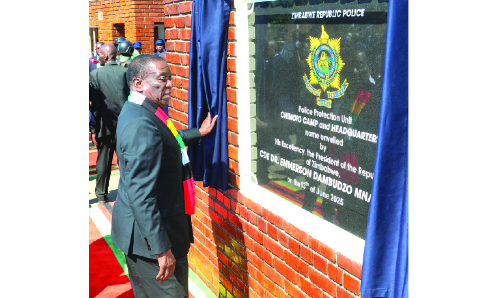 HISTORY RESHAPED! . . . President renames police depot, unveils residential flats . . . ‘Move recognises nation’s rich liberation history’