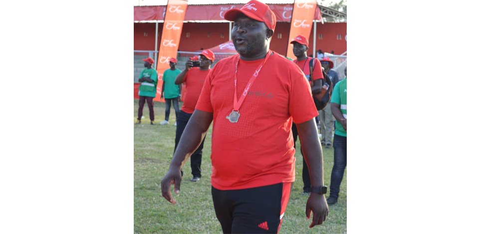 Tenax coach Blessing Madombi