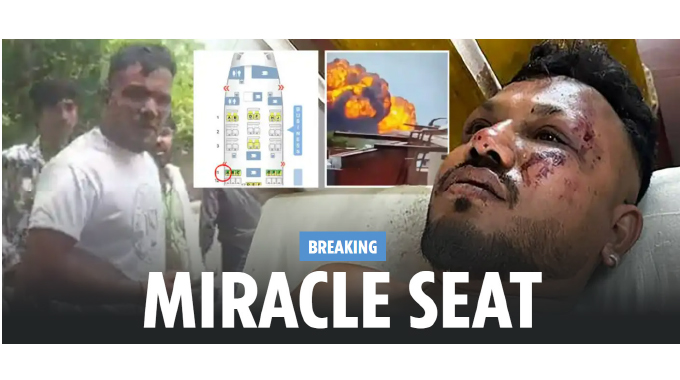 WORLD’S LUCKIEST MAN • How did Ramesh survive world’s worst aviation disaster in a decade?