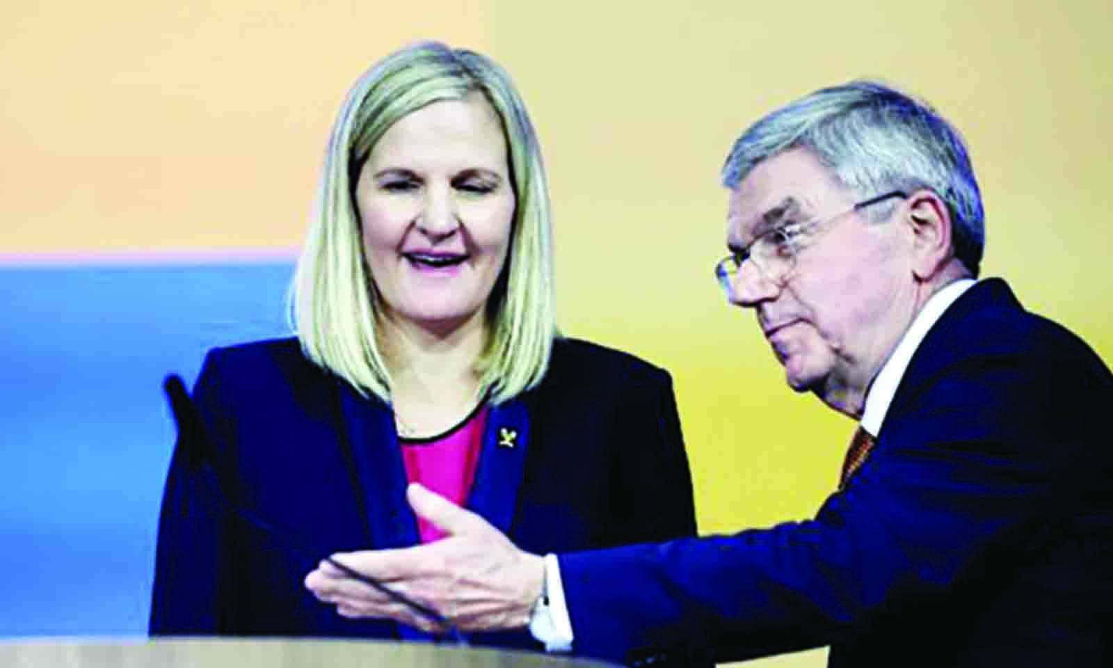 Kirsty set for historic IOC occasion