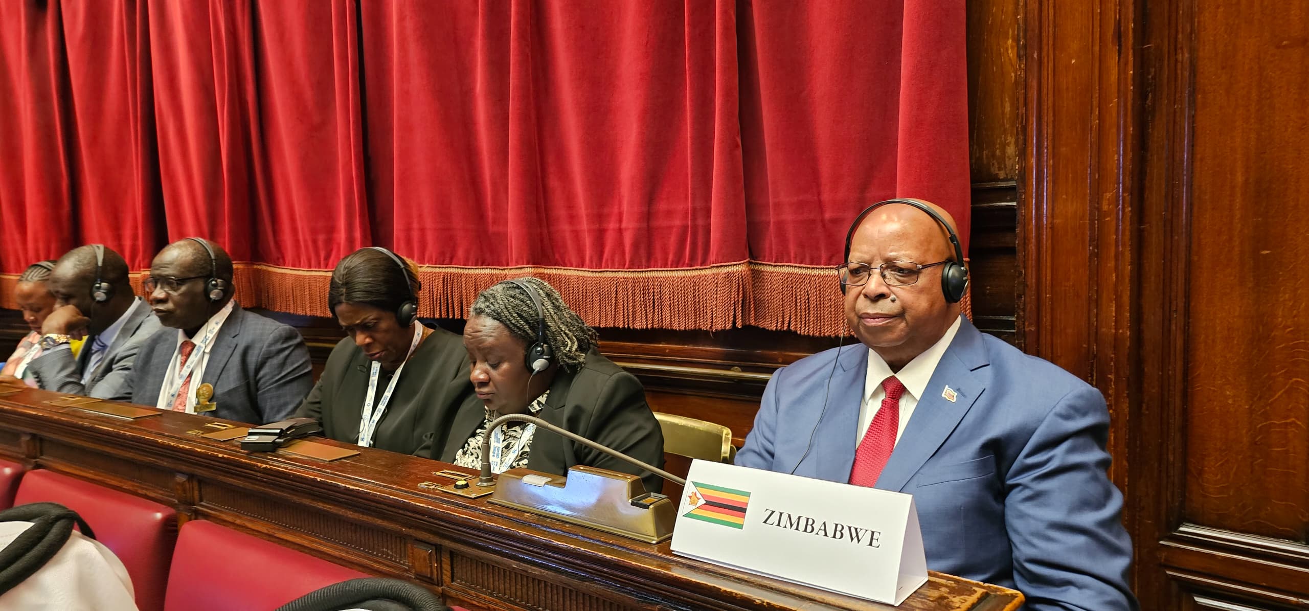 Speaker Mudenda in Rome, Italy, for the 2nd edition of the Inter-Parliamentary Union (IPU) interfaith dialogue