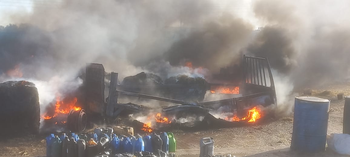 MILLIONS UP IN SMOKE! Blazing inferno wrecks Steelworks Industrial Yard