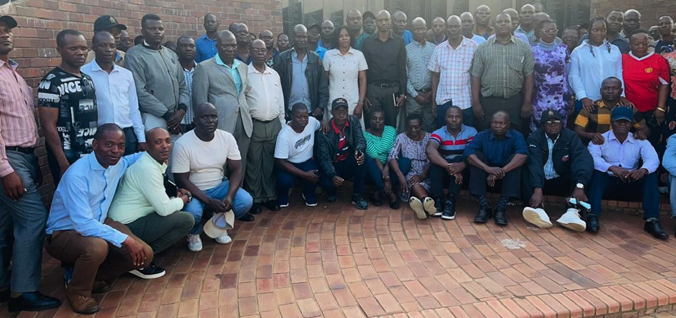 Zimbabwe Prisons and Correctional Services Senior Officers together with their Rwandan Counterparts pose for a picture at Chimoio Shrine
