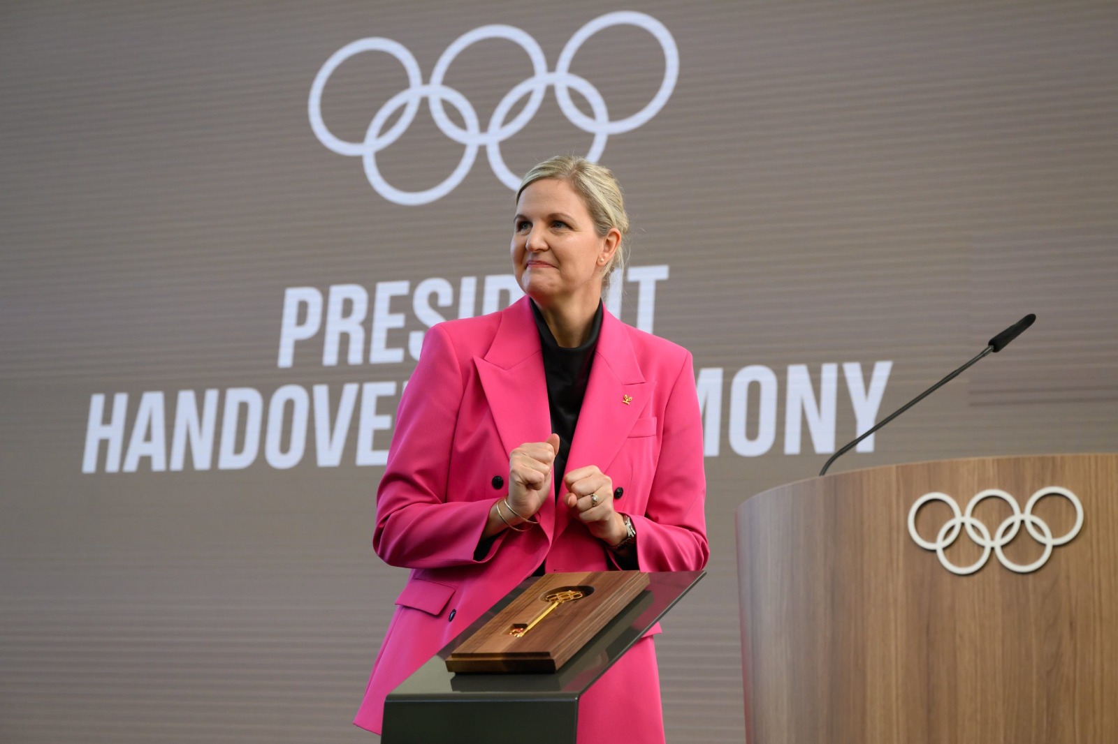 Kirsty Coventry takes over as Olympic president and promises to change lives