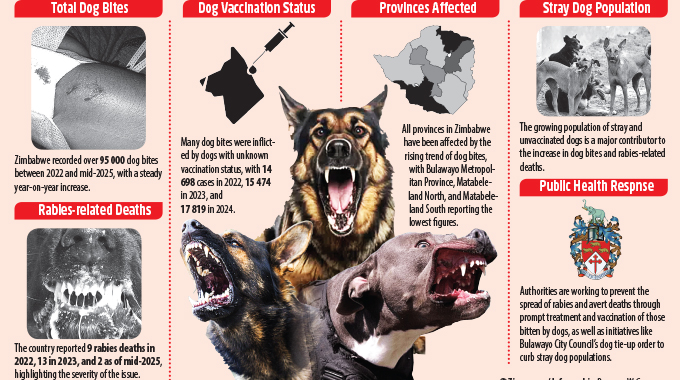 Zimbabwe reports over 24,200 dog bites this year, MPs demand stricter regulations on dangerous breeds