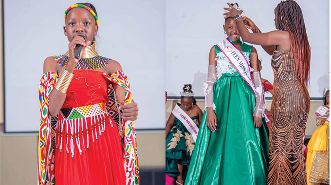 FROM STAGE FRIGHT TO SPOTLIGHT! 13-year-old Shekinah stuns as Teen Miss Africa Zimbabwe