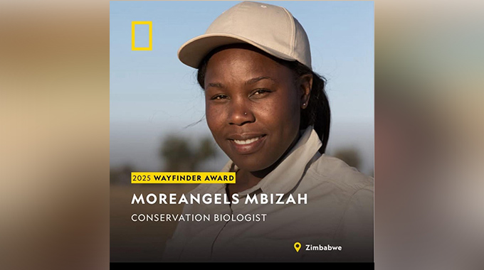 Zimbabwean conservationist honoured with prestigious National Geographic award