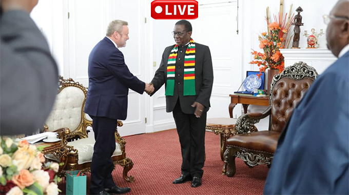 UK Minister for Africa meets President Mnangagwa