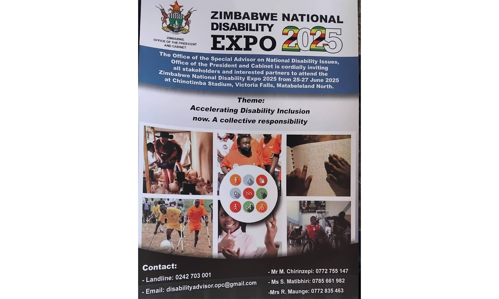 Vice President Mohadi opens Zimbabwe Disability Expo 2025