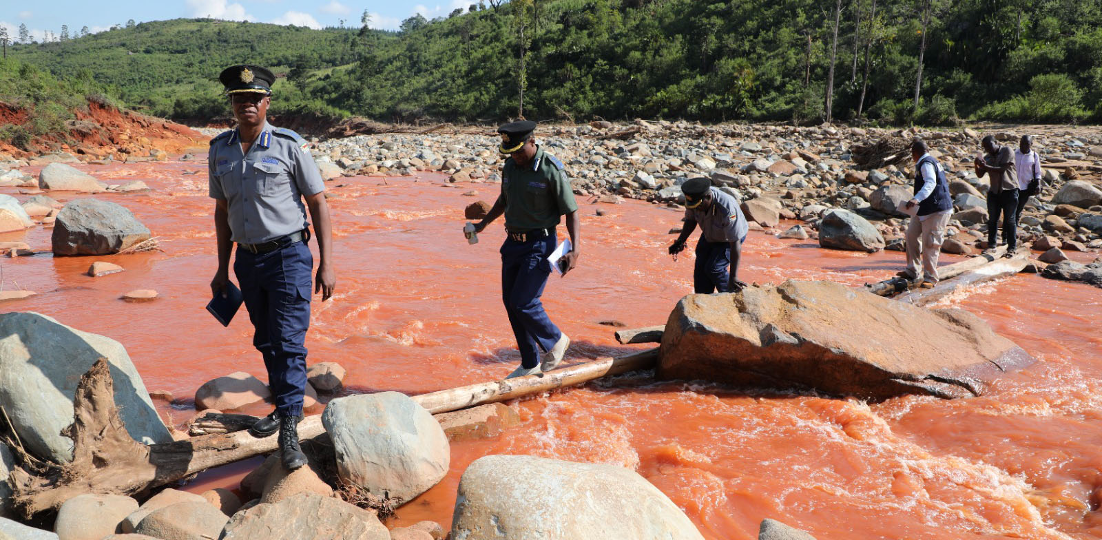 In a stark reminder of Cyclone Idai’s destructive power, police officers and journalists were forced to trek to Ngangu Township on foot after bridges washed away by the 2019 storm rendered roads impassable