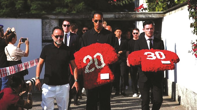 Family, football unite for Diogo Jota funeral