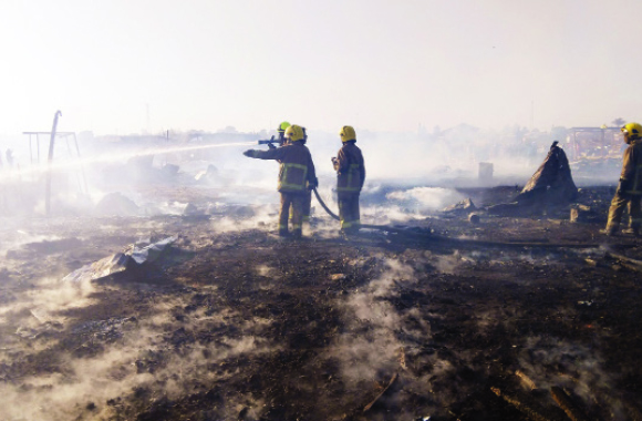 Fire razes Glen View complex again