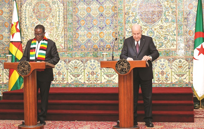 Zim, Algeria chart new economic cooperation path . . .Agreements signed in science and technology, tourism, education, culture