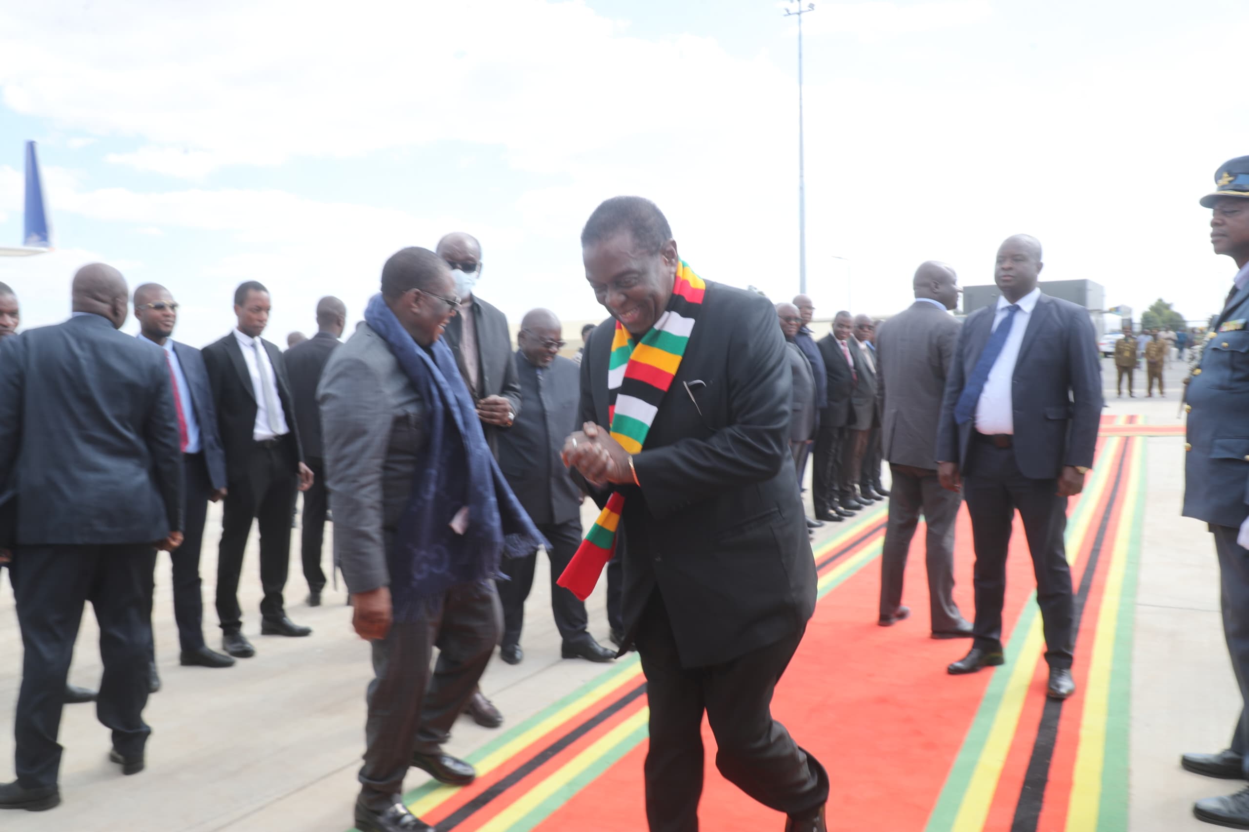 President Mnangagwa leaves for AU meeting in Equatorial Guinea