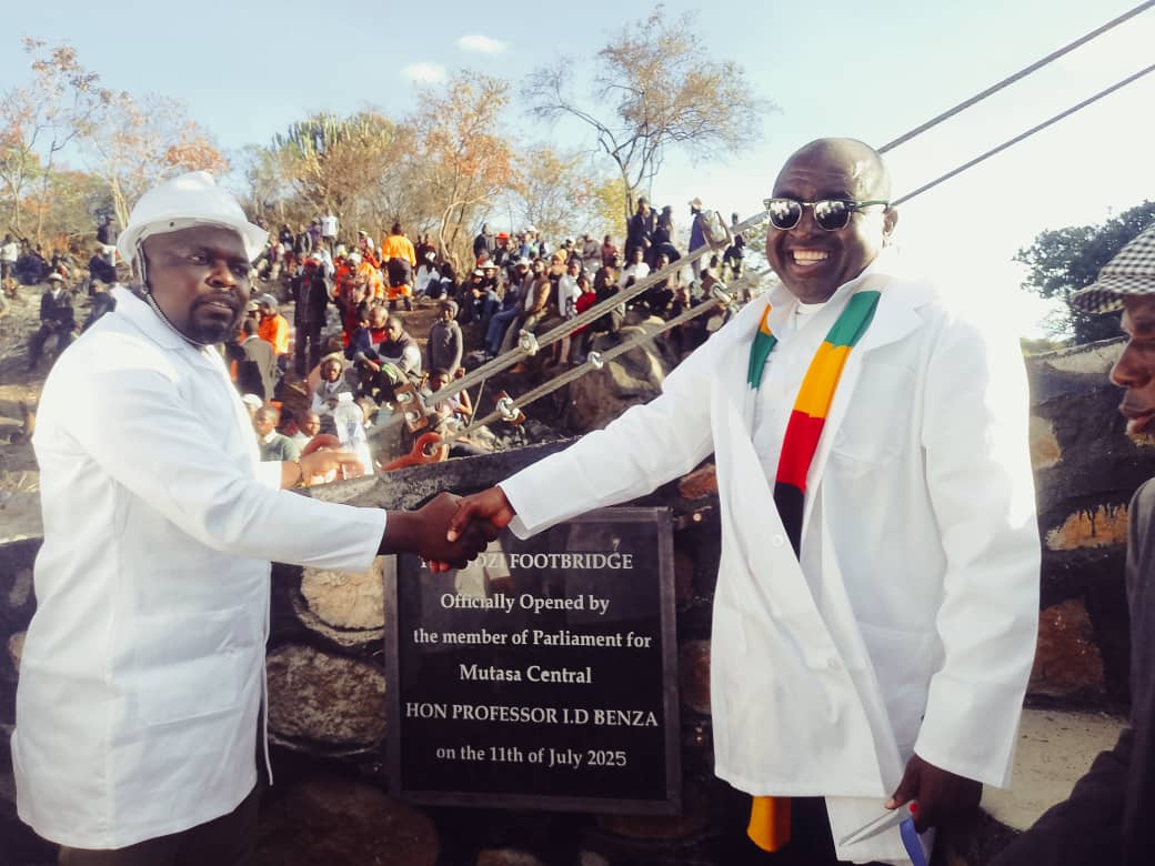 Mutasa Central reconnected by new footbridge