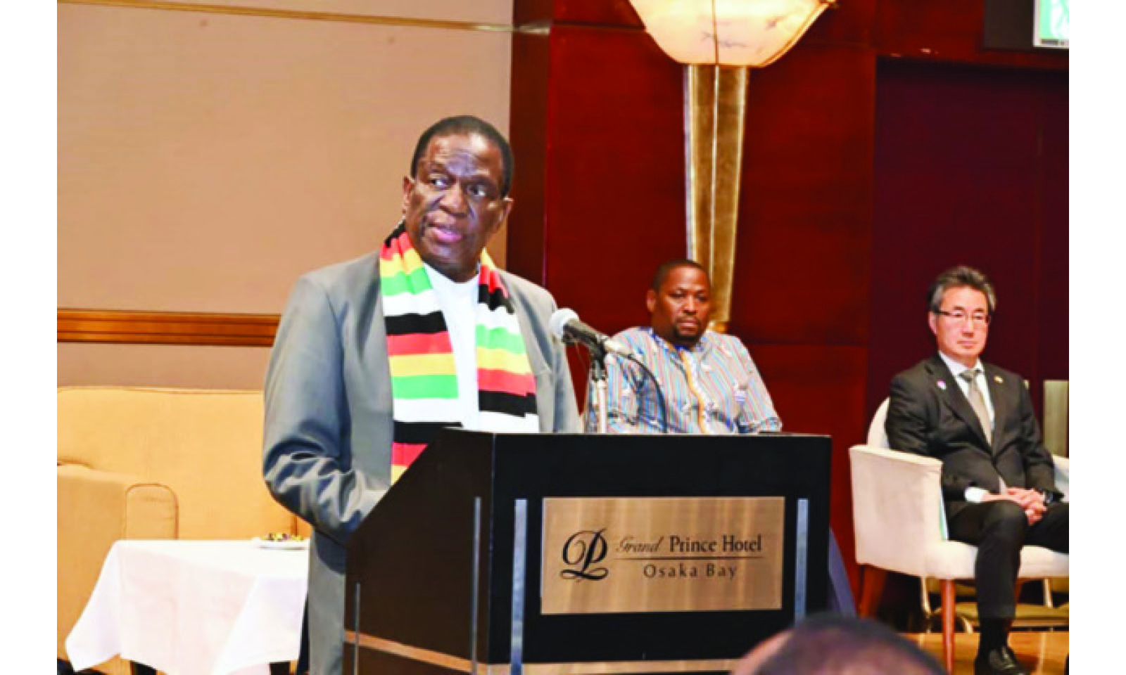 Zim investment destination of choice: President . . . calls for enhanced trade with Japan