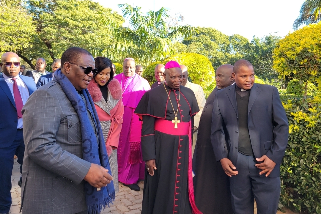 NEW: VP Chiwenga attending ordination of Catholic priests in Gweru