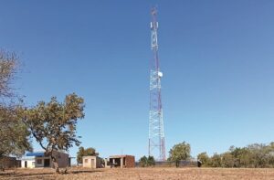 The new tower that has helped the community to communicate