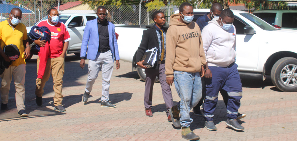 The suspects were arrested by ZACC for allegedly defrauding ZIMRA of US$18 979 through fraudulent declarations. - Picture: Takudzwa Manzero