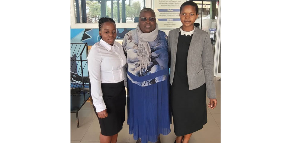 Tinotenda Kunyerezera, Ms Susan Mabvudzi and Merylyn Nyarota