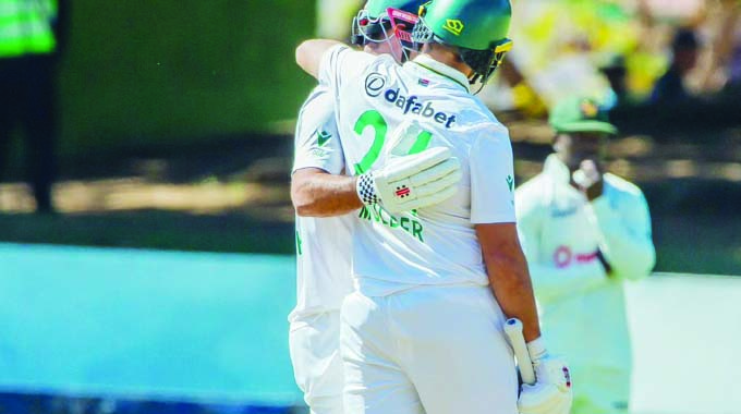 Proteas captain breaks records as SA pile on runs at Queens