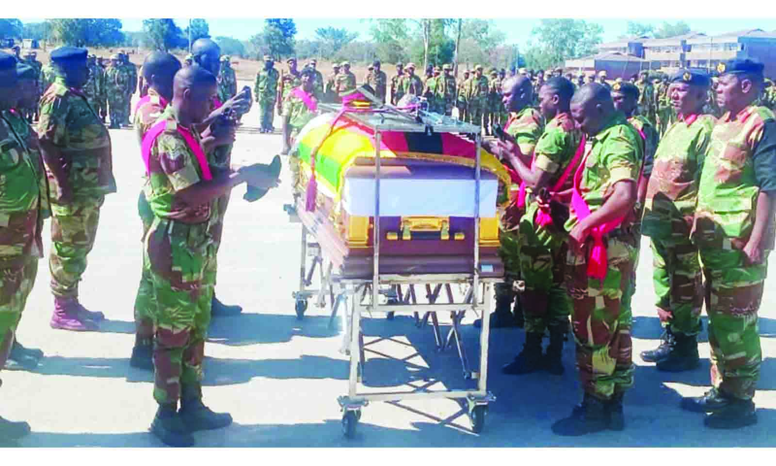 ZNA honours Makova with funeral parade
