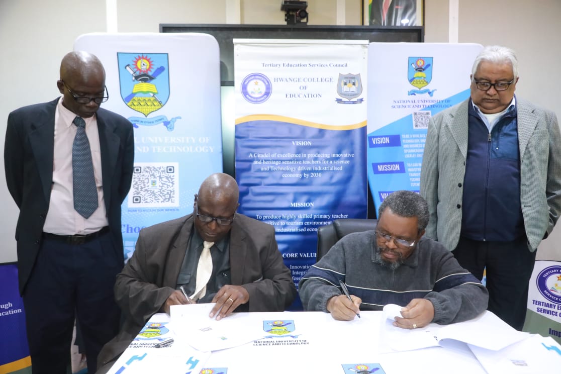 WATCH: NUST, Hwange College of Education sign MoU on human-wildlife conflicts
