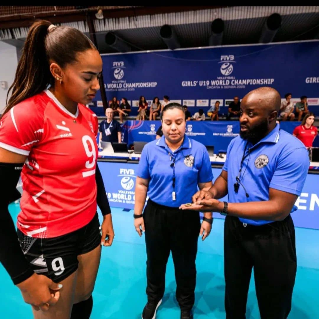 Volleyball umpire raises Zimbabwe flag high in Europe