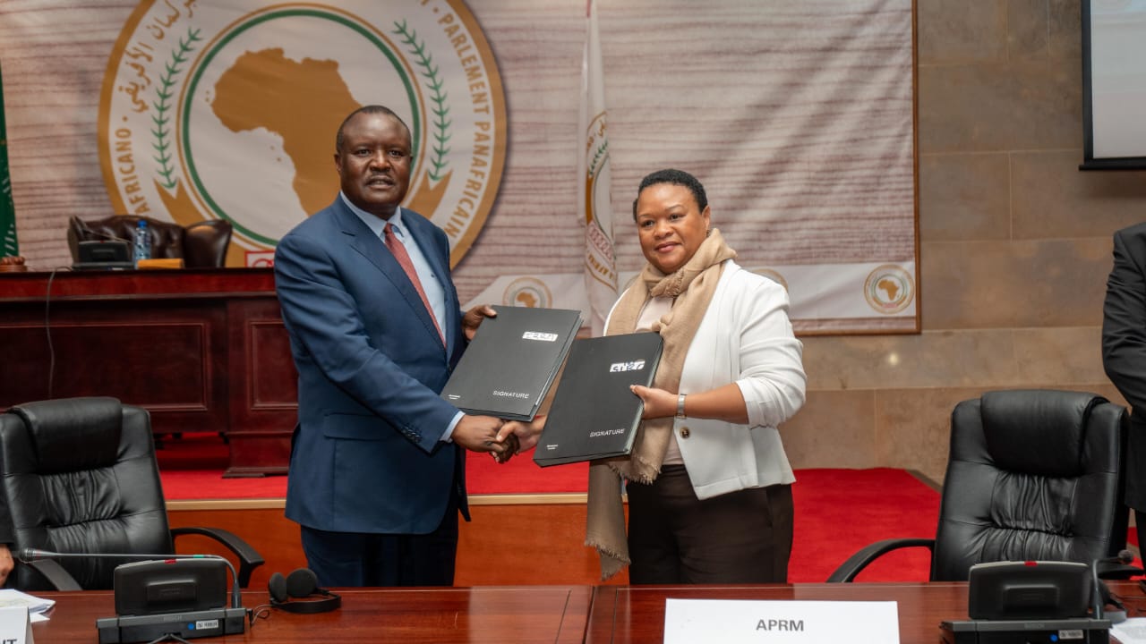 Pan African Parliament and APRM sign MoU to strengthen good governance and democracy in Africa