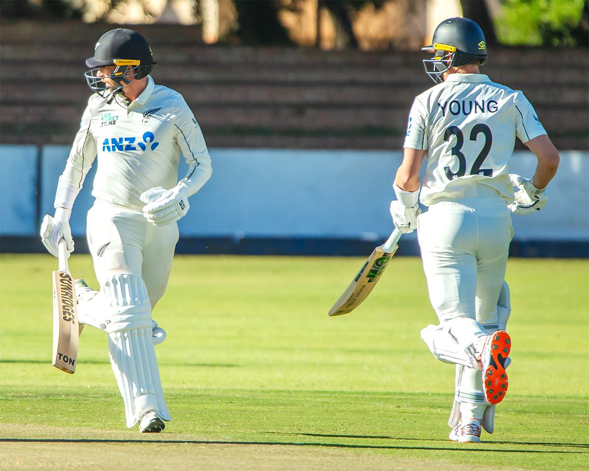 Blackcaps eye dominance as day two resumes at Queens Sports Club