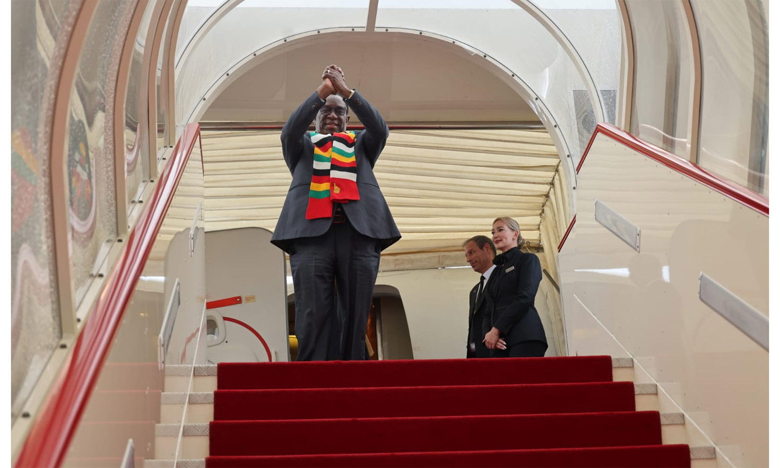 President Mnangagwa leaves Equatorial Guinea for Japan
