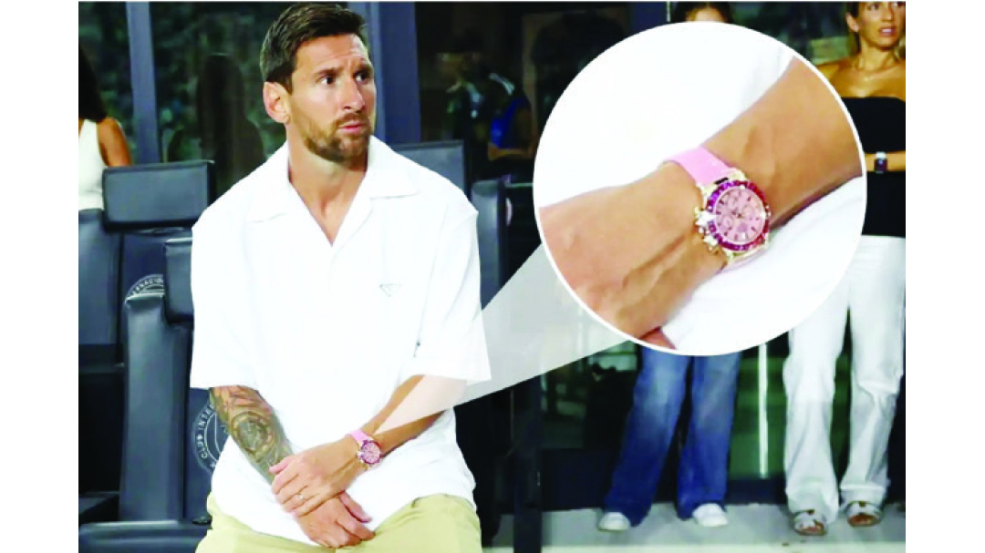 Messi spotted wearing watch worth £700k