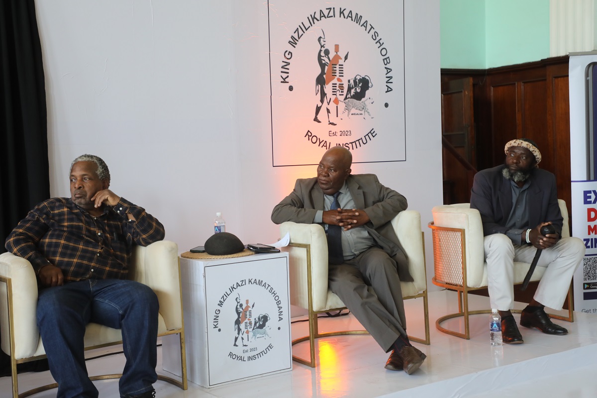 Sipho Gama (left) said parents must groom children with Ndebele teachings and ways of life