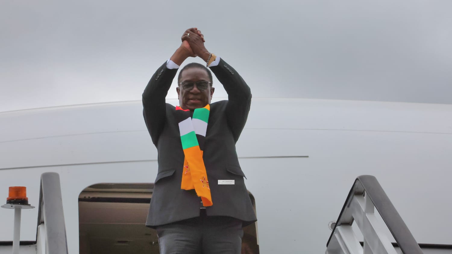 President Mnangagwa leaves Kenya