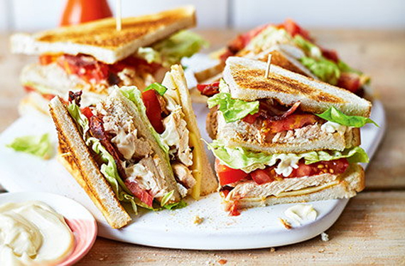 A classic Club Sandwich