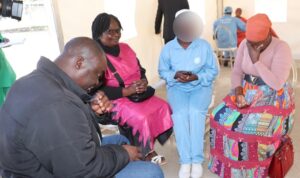 Parents of a young woman shed tears of joy as they were reunited with their daughter during a visit to the Angel of Hope Drug Rehabilitation Centre on Friday