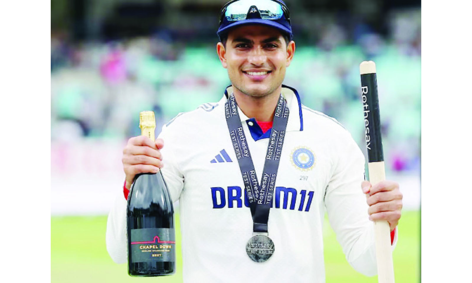 Gill celebrates first series as captain