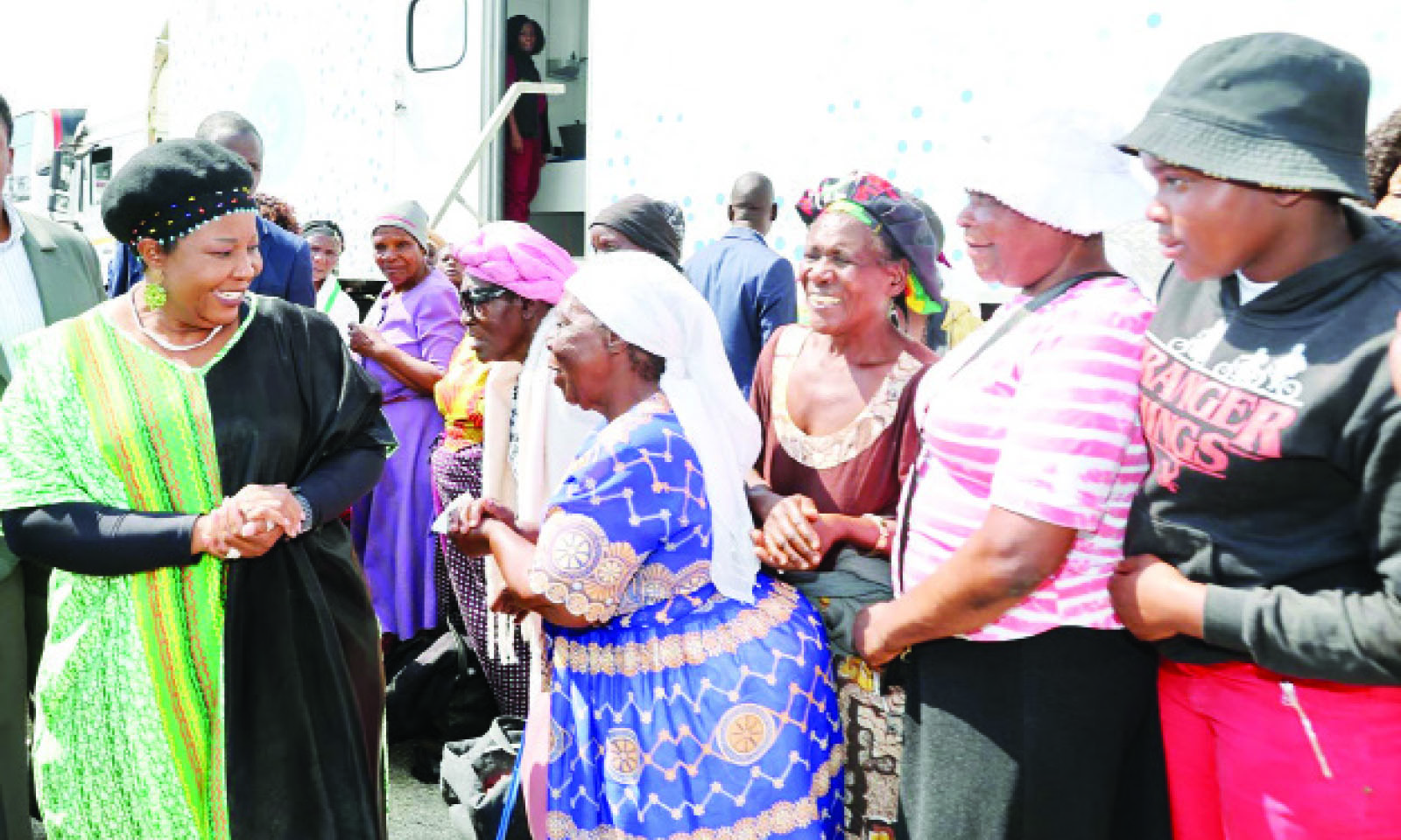 First Lady takes medical outreach to Chitungwiza . . . multitudes receive free checks, treatment