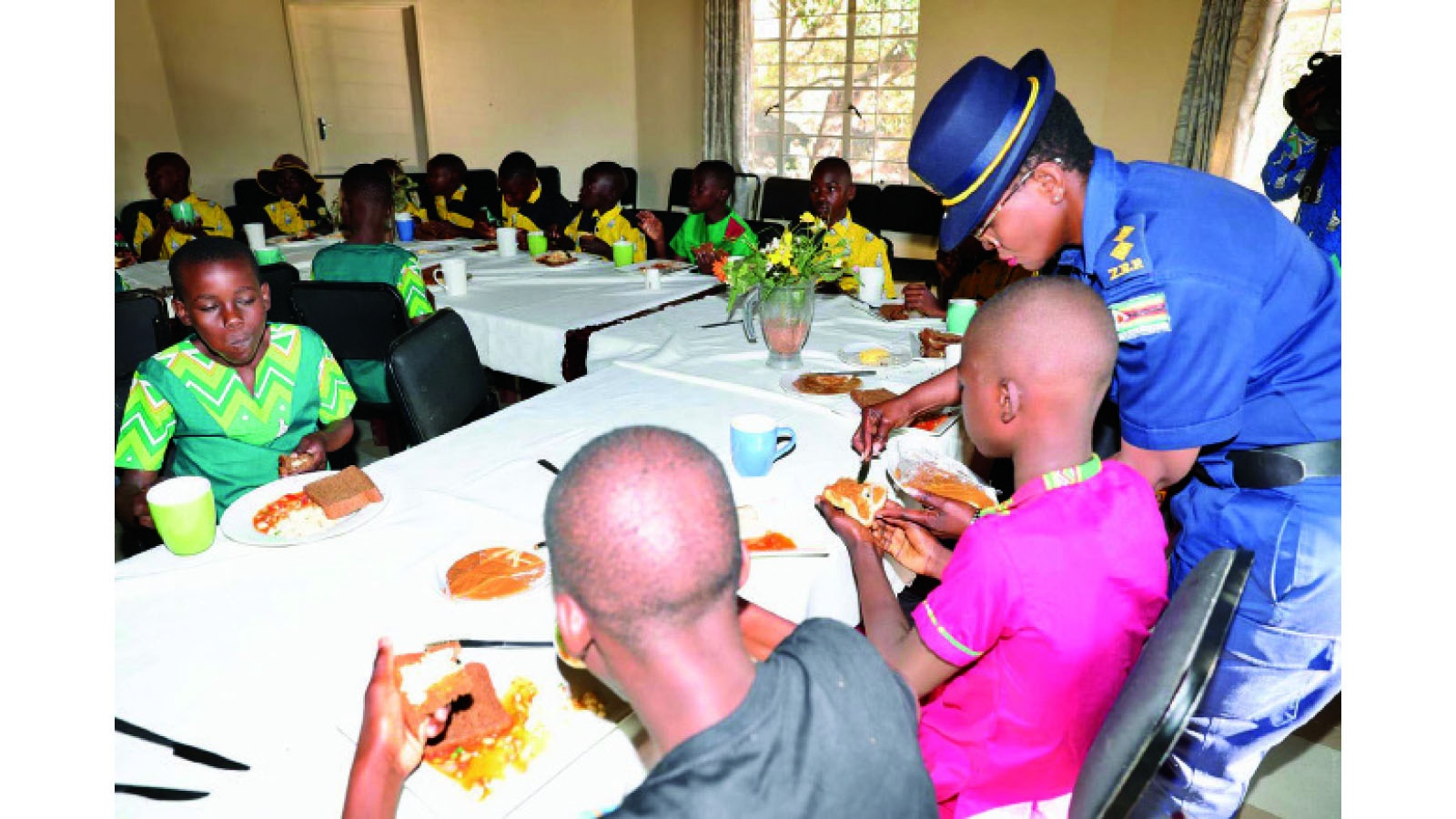 First Lady takes empowerment to boys camp at Matopo National Parks