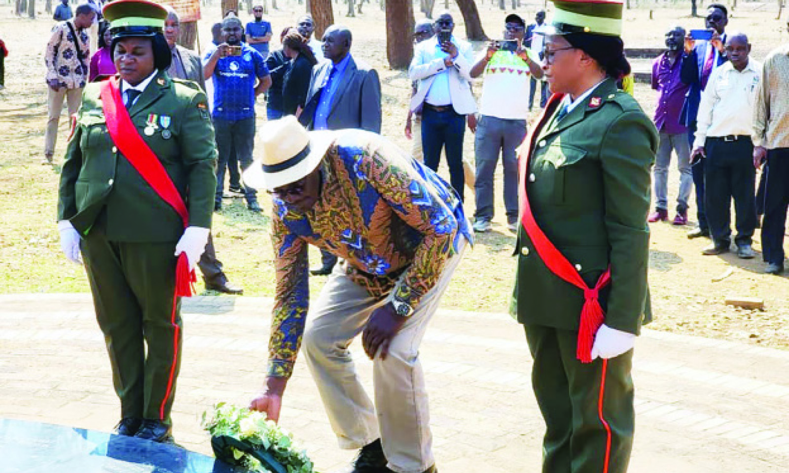 Emotional moment as VP Mohadi visits Chairman Chitepo’s house