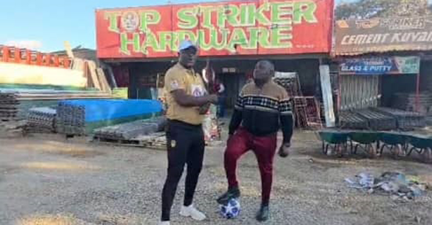 Top Striker catching them young