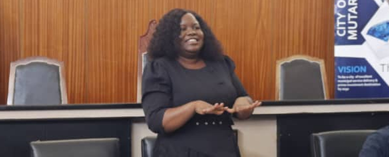 Mutare City Council Acting Town Clerk, Mrs Emma Mandiziba