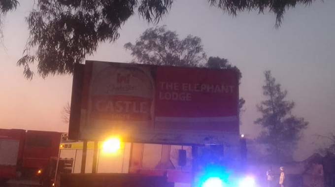 ELEPHANT LODGE ON FIRE! ICONIC SPOT BURNS DOWN AGAIN