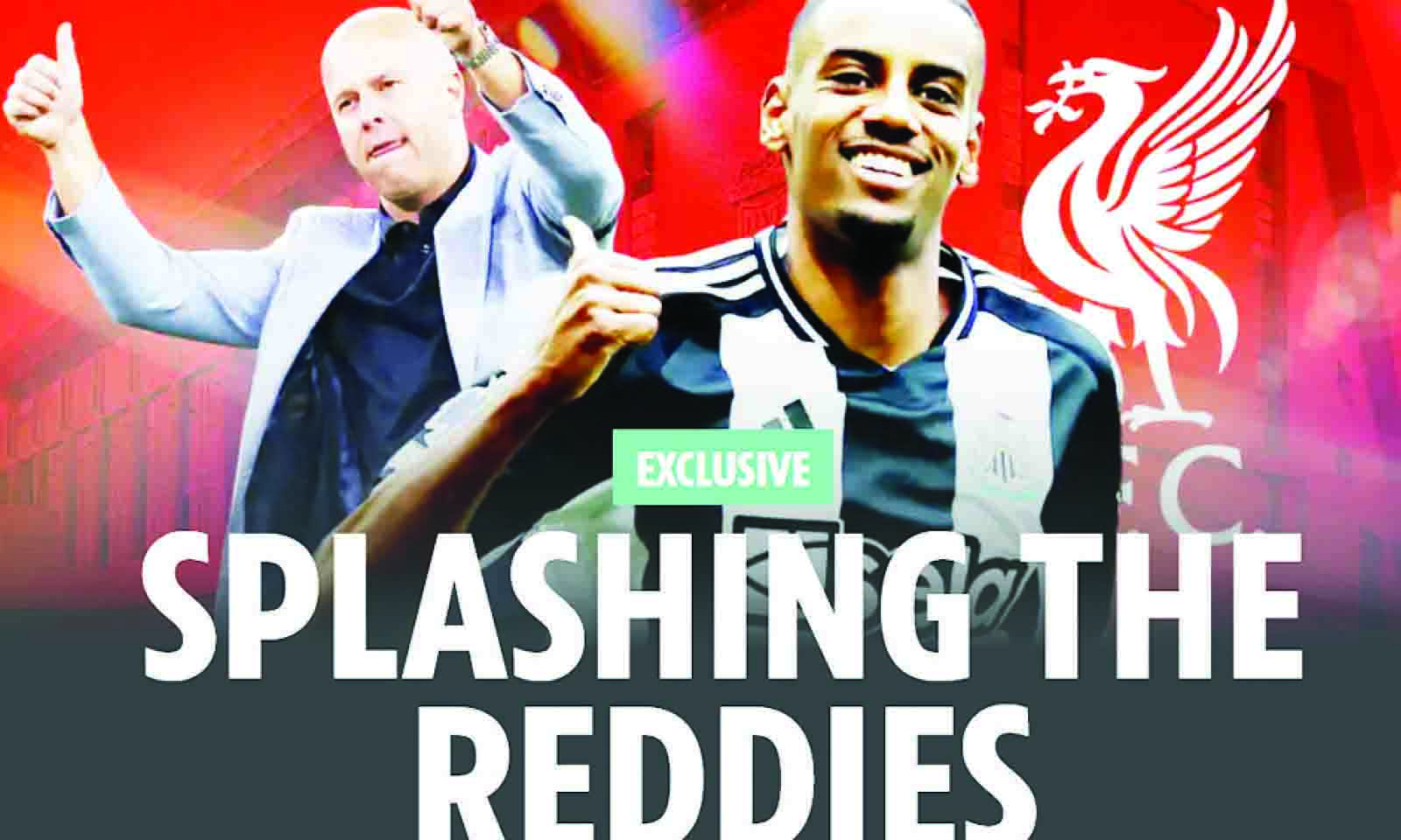 SPLASHING THE REDDIES